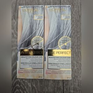 Lot Of 3 L'Oréal Paris Age Perfect Beautifying Colour Care. A Touch Of Silver